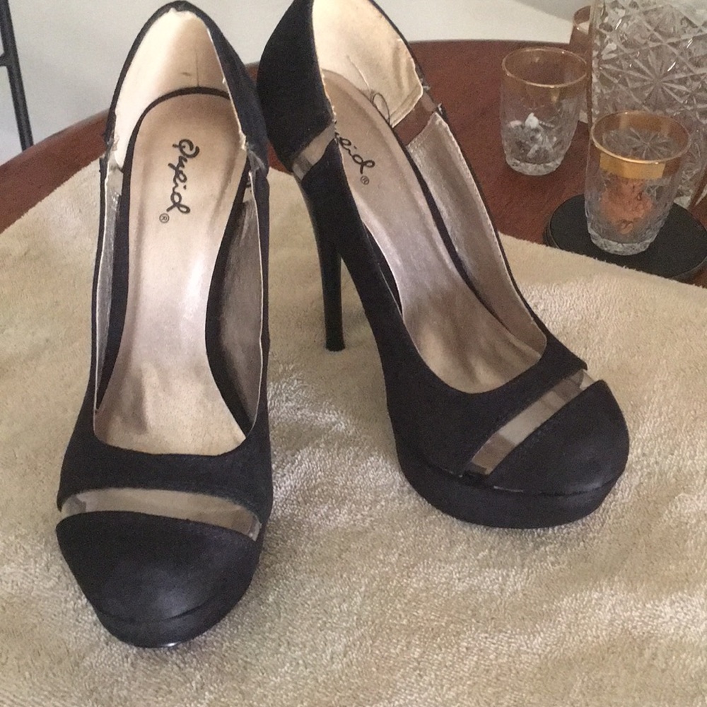 Black heels